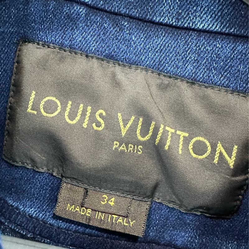 LV路易威登藍色牛仔外套 34碼-2