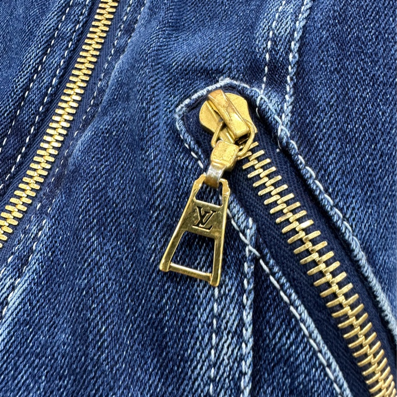 LV路易威登藍色牛仔外套 34碼-3