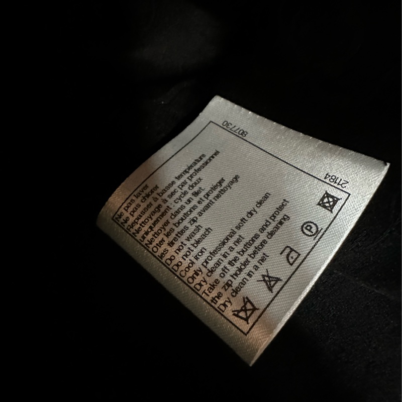 Chanel 香奈兒粗花黑毛呢外套 34碼-3