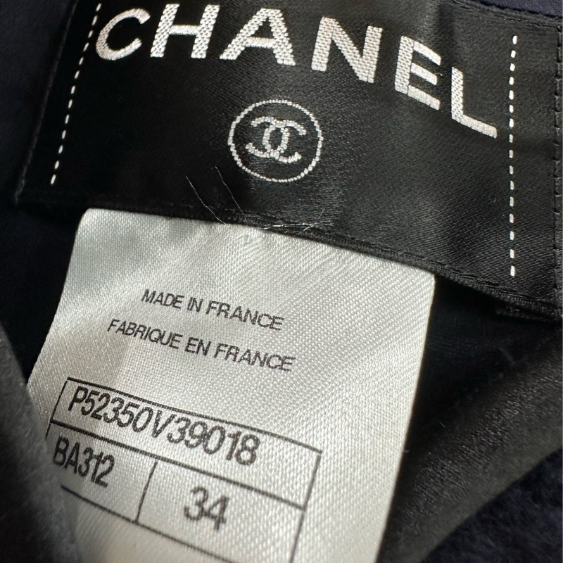 Chanel香奈兒經典款black jacket 內絲外套 34碼-2
