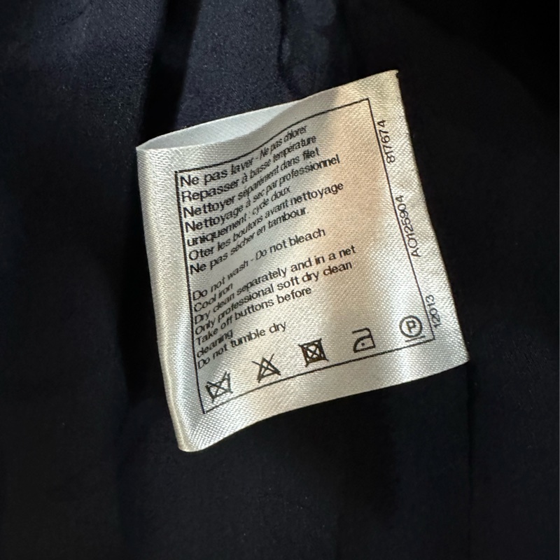 Chanel香奈兒經典款black jacket 內絲外套 34碼-3