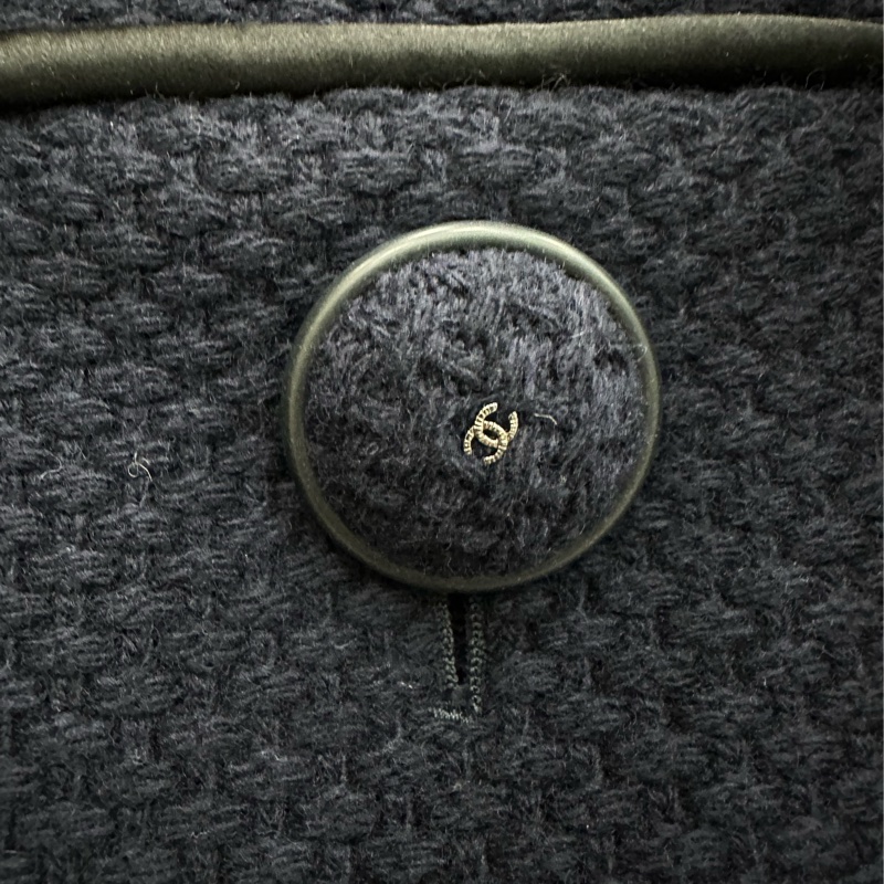 Chanel香奈兒經典款black jacket 內絲外套 34碼-4