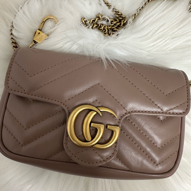 GUCCI Super mini包-粿（經典馬夢包）-0
