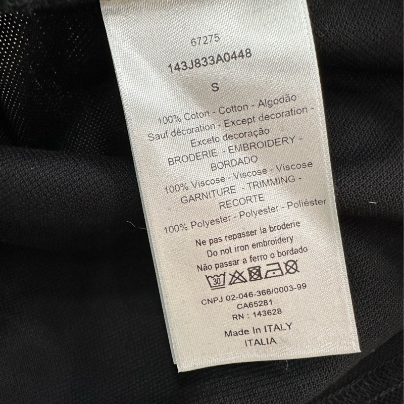 Dior 迪奧 刺繡撲克牌polo衫 S碼-4