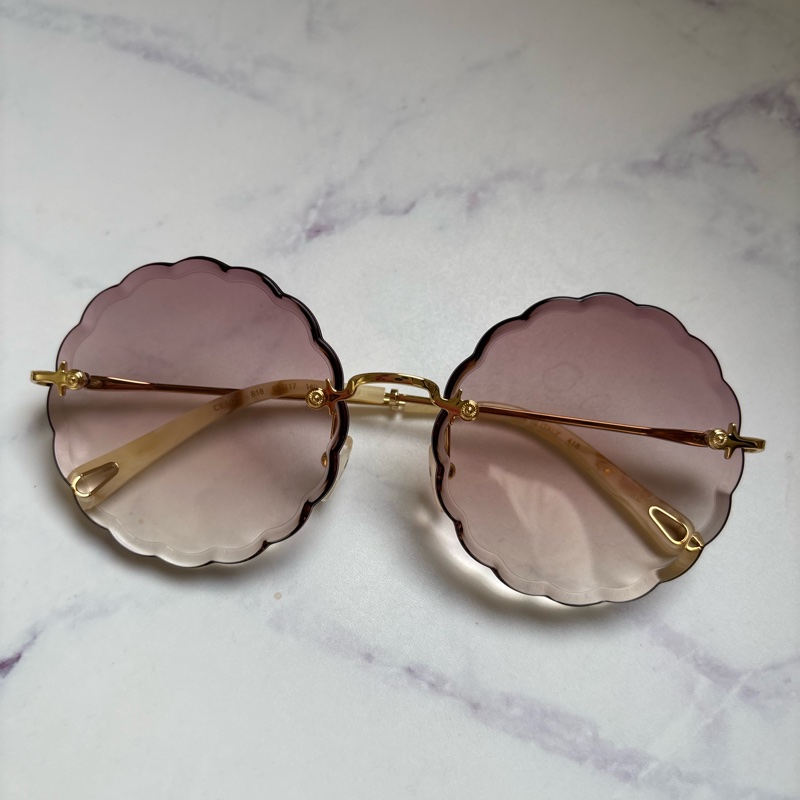 Chloe粉色太陽眼鏡-0