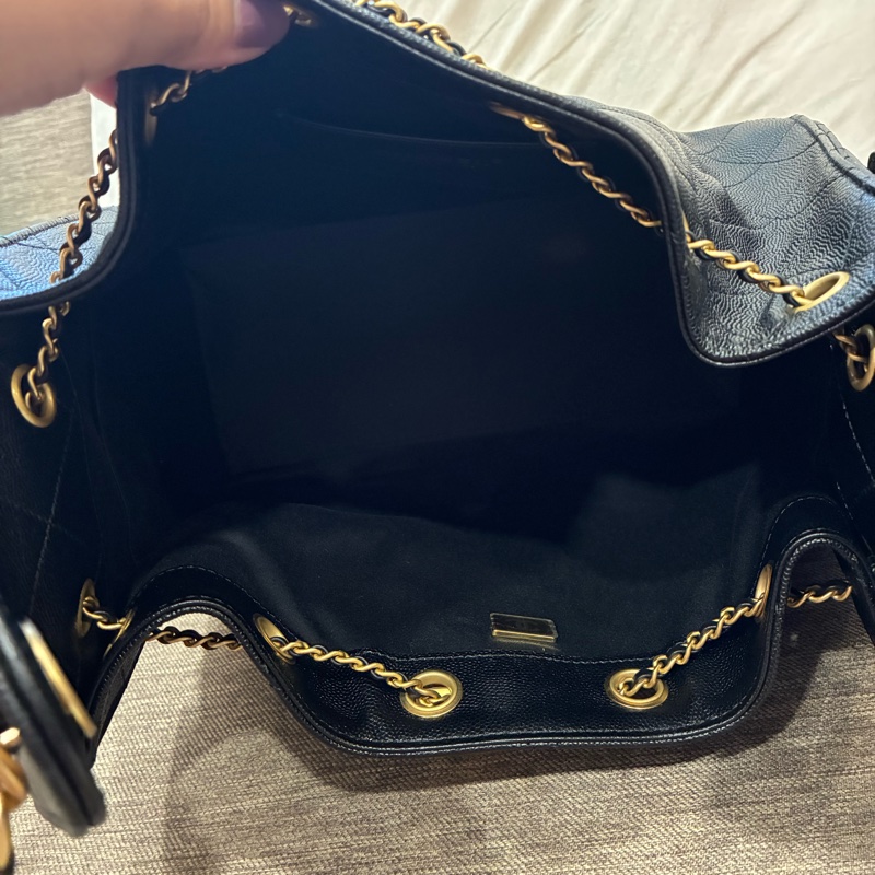爆款🔥香奈兒chanel 小款25bag粒紋小牛皮 耐用 黑金配色🇹🇼-5