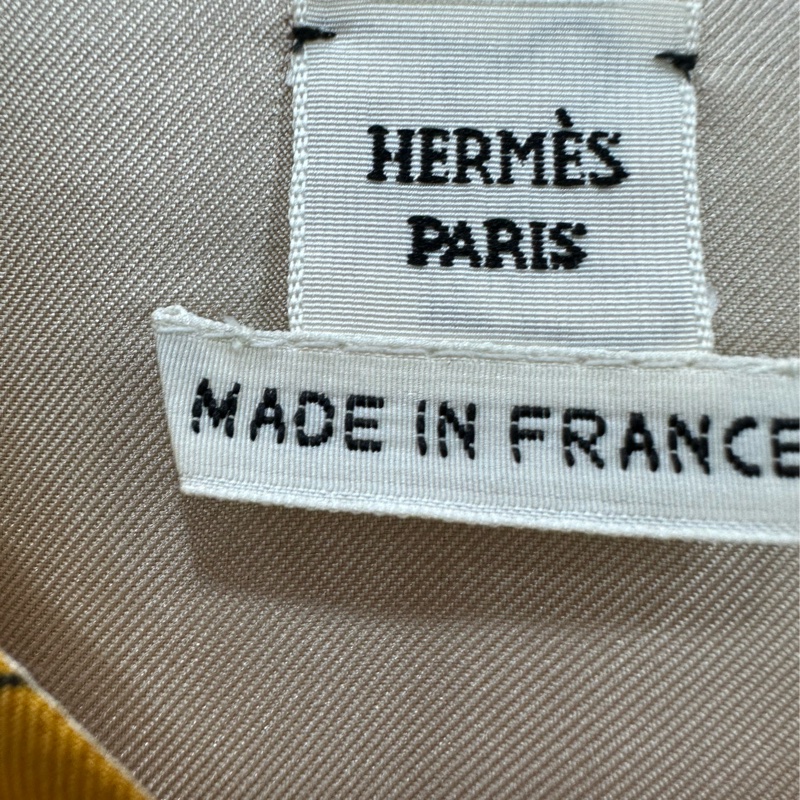 HERMES愛馬仕 真絲羊絨拼接不規則短袖上衣34碼-2