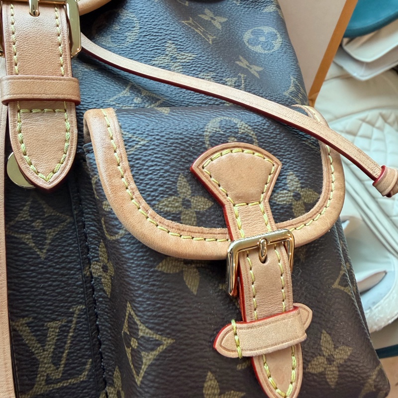 LV 老花後背包🔥價格甜皮革新 小青蛙-8