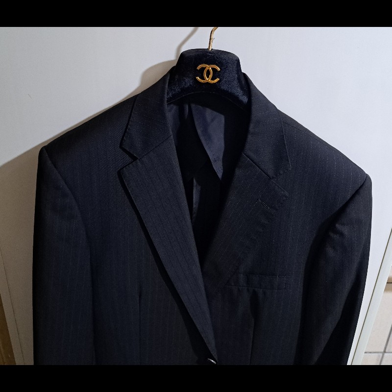 XL碼／近新／日本二手／Burberry London 成套羊毛西裝-3