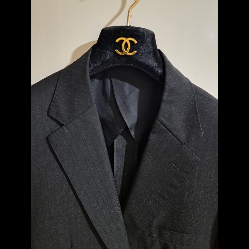 XL碼／近新／日本二手／Burberry London 成套羊毛西裝-4