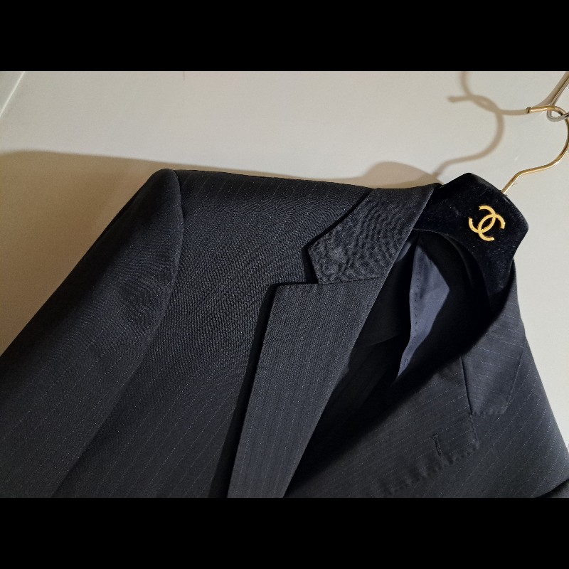 XL碼／近新／日本二手／Burberry London 成套羊毛西裝-5