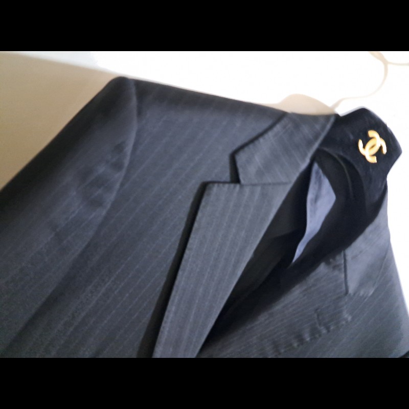 XL碼／近新／日本二手／Burberry London 成套羊毛西裝-9