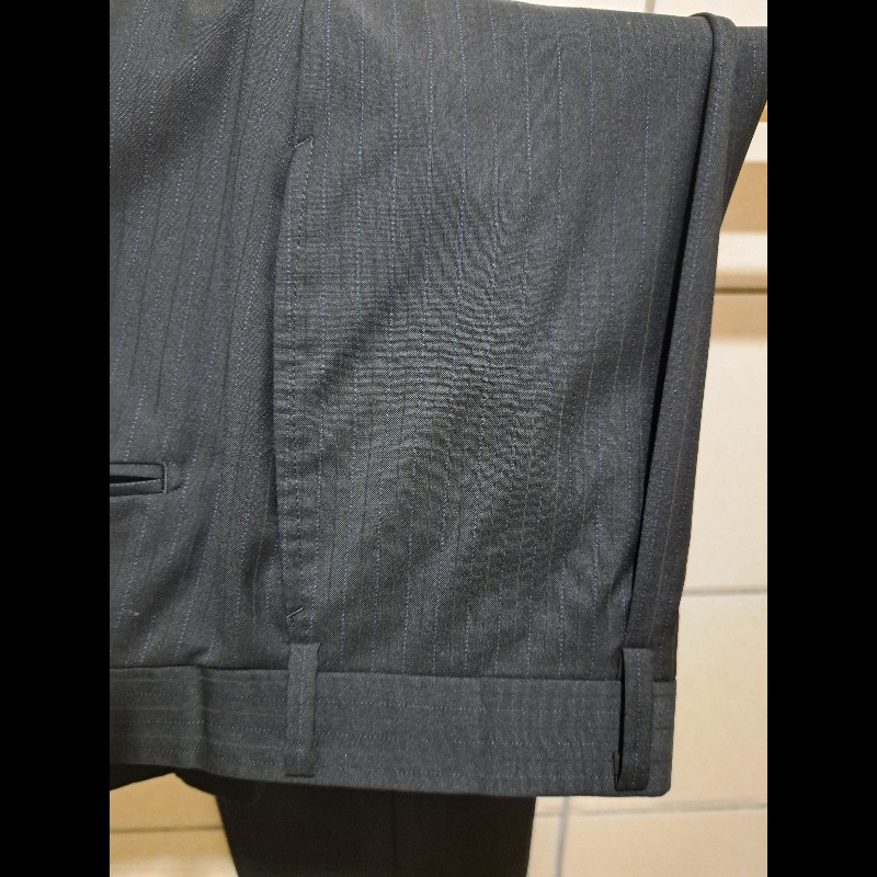 XL碼／近新／日本二手／Burberry London 成套羊毛西裝-11