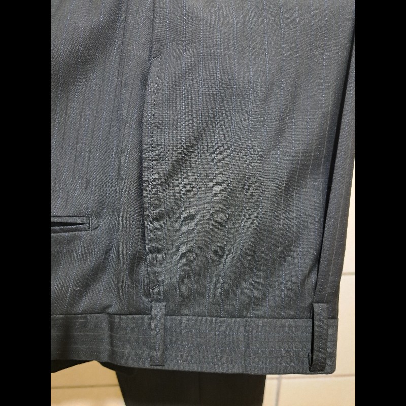 XL碼／近新／日本二手／Burberry London 成套羊毛西裝-12