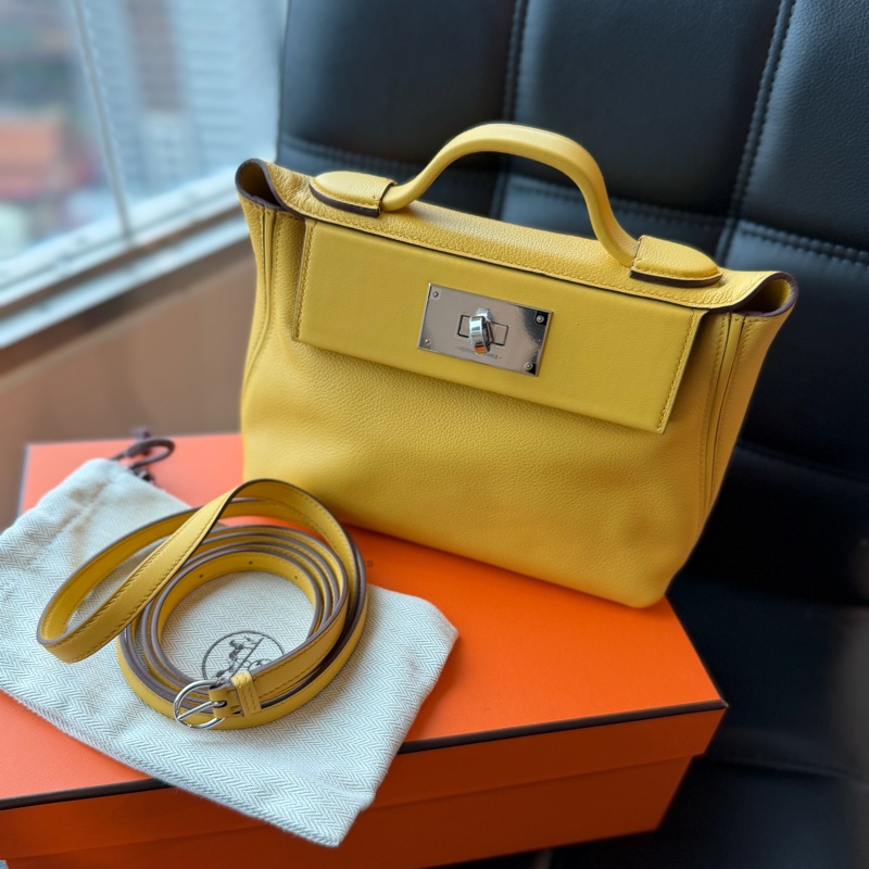 愛馬仕 mini 24 💛 超可愛小黃色-0