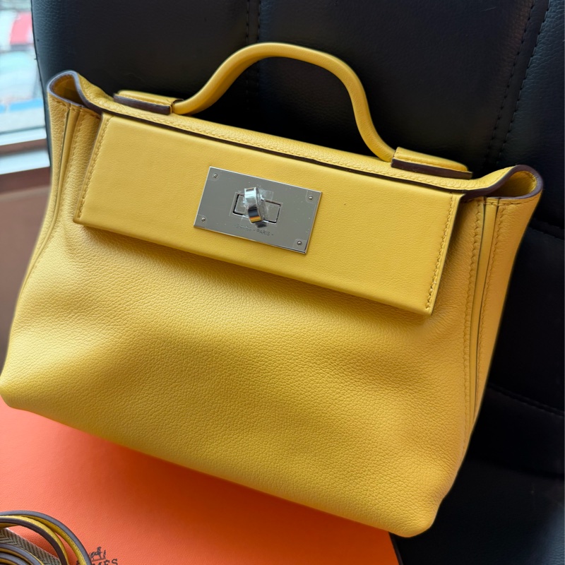愛馬仕 mini 24 💛 超可愛小黃色-1