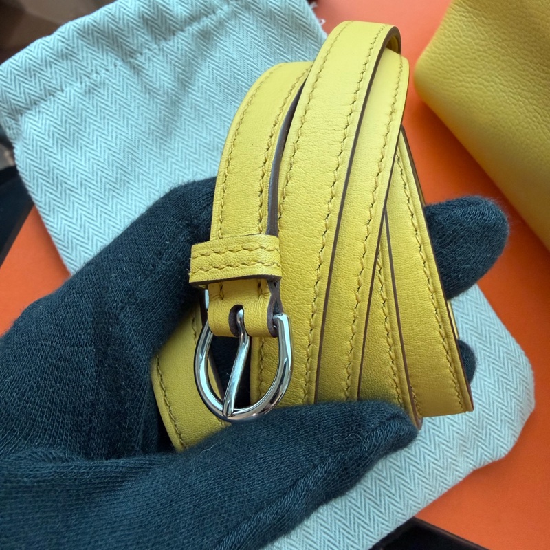 愛馬仕 mini 24 💛 超可愛小黃色-9
