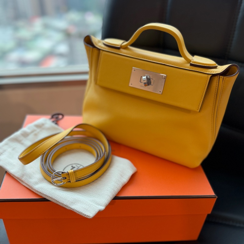 愛馬仕 mini 24 💛 超可愛小黃色-25