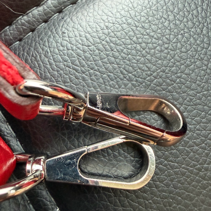 愛馬仕 mini紅色肩背包 H圖 🔥-4