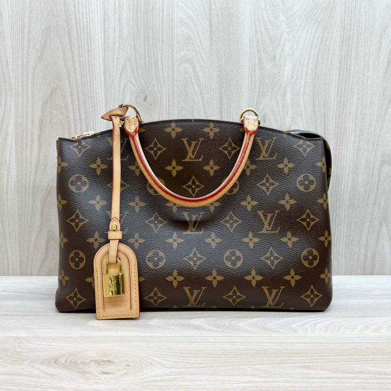 LV 🤎原花金釦Petit Palais手提包M45900-1