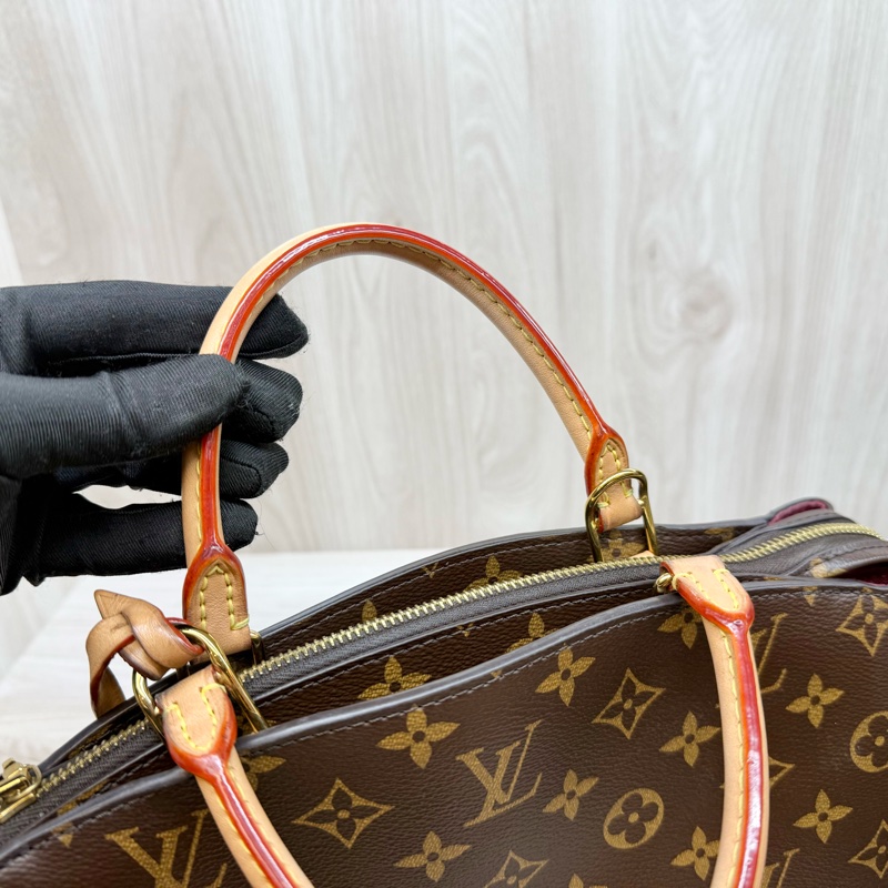 LV 🤎原花金釦Petit Palais手提包M45900-10