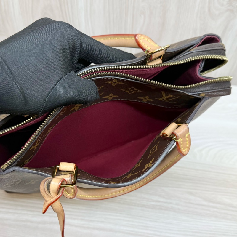 LV 🤎原花金釦Petit Palais手提包M45900-14