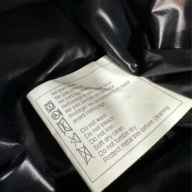 Chanel 黑色漆皮面菱格短裝外套 棉服 34碼-3