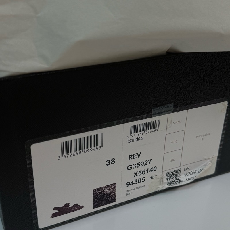 香奈兒 魔鬼氈涼鞋38-4