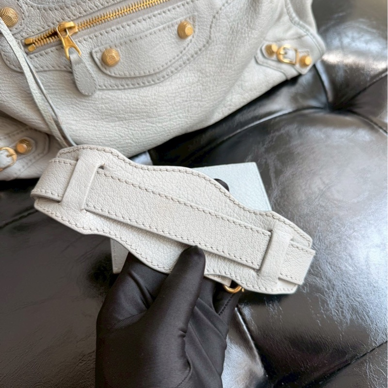 🏷️ Balenciaga 冰川藍機車包-13