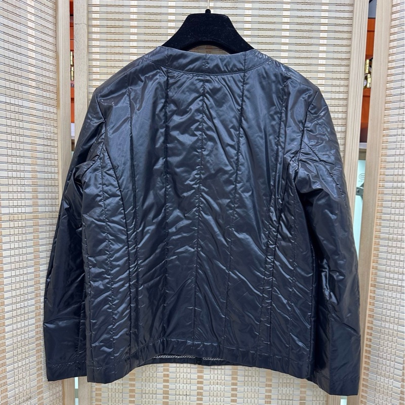 Chanel 香奈兒薄款黑色四兜棉服,34碼-1