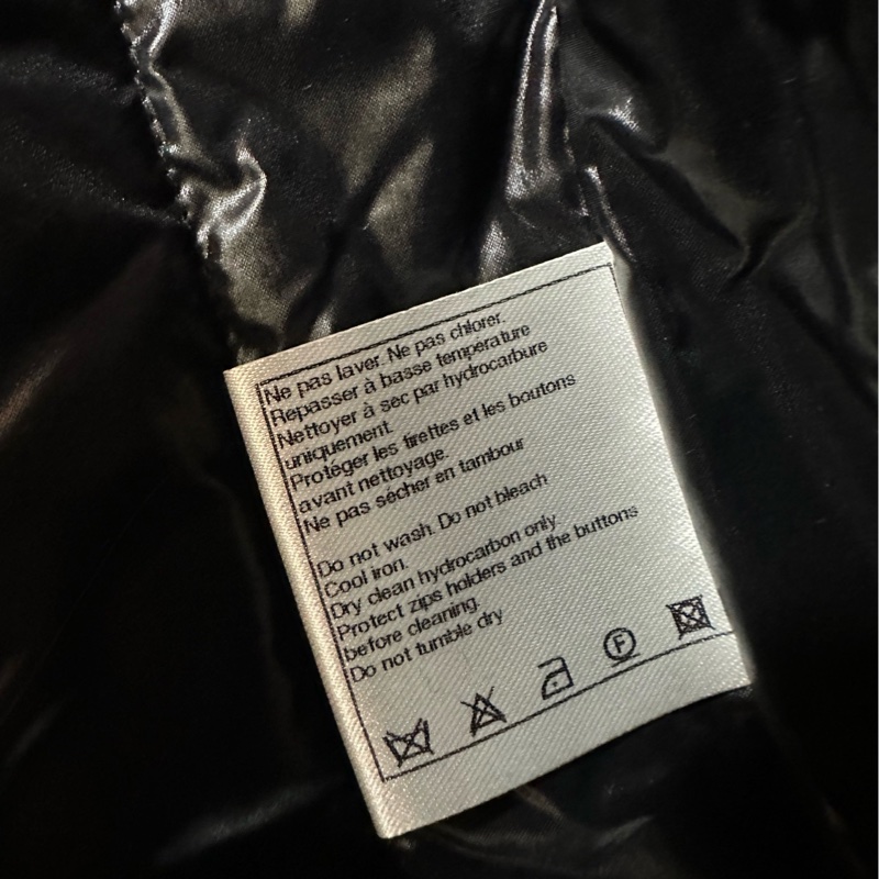 Chanel 香奈兒薄款黑色四兜棉服,34碼-3