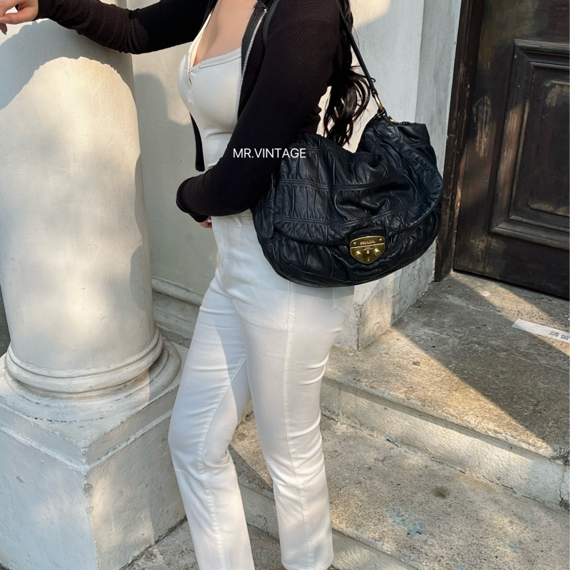 🏷️ Prada 羊皮托特包-1