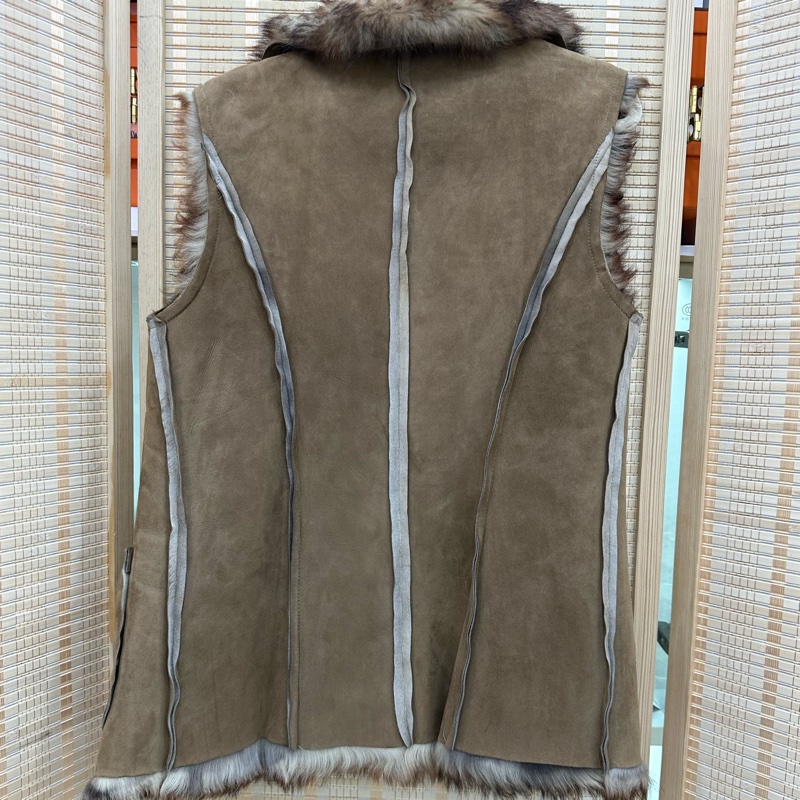 Fendi 芬迪 中古皮草羊毛馬甲 38碼-1