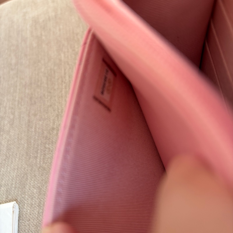 Chanel 珍珠粉羊皮 WOC 台灣專櫃正品購證全配-13