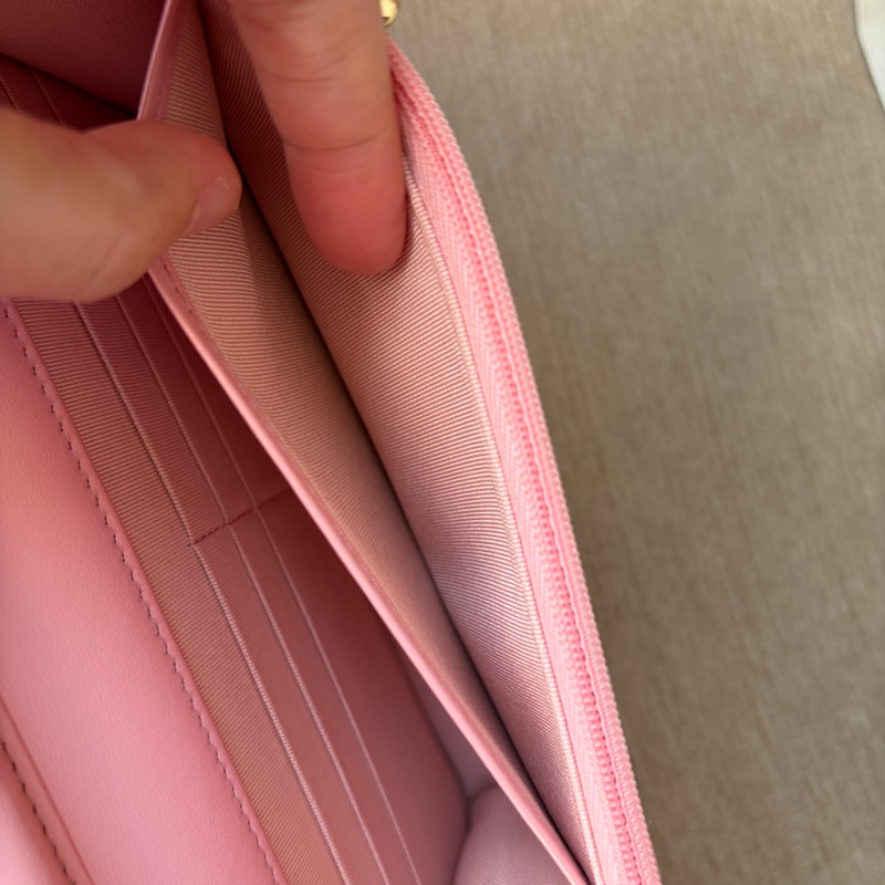 Chanel 珍珠粉羊皮 WOC 台灣專櫃正品購證全配-14