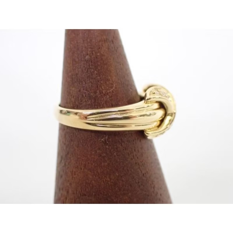 經典雋永 Tiffany & Co. Signature 系列 18K金 750 1990印記 天然鑽石戒指 鑽戒-3