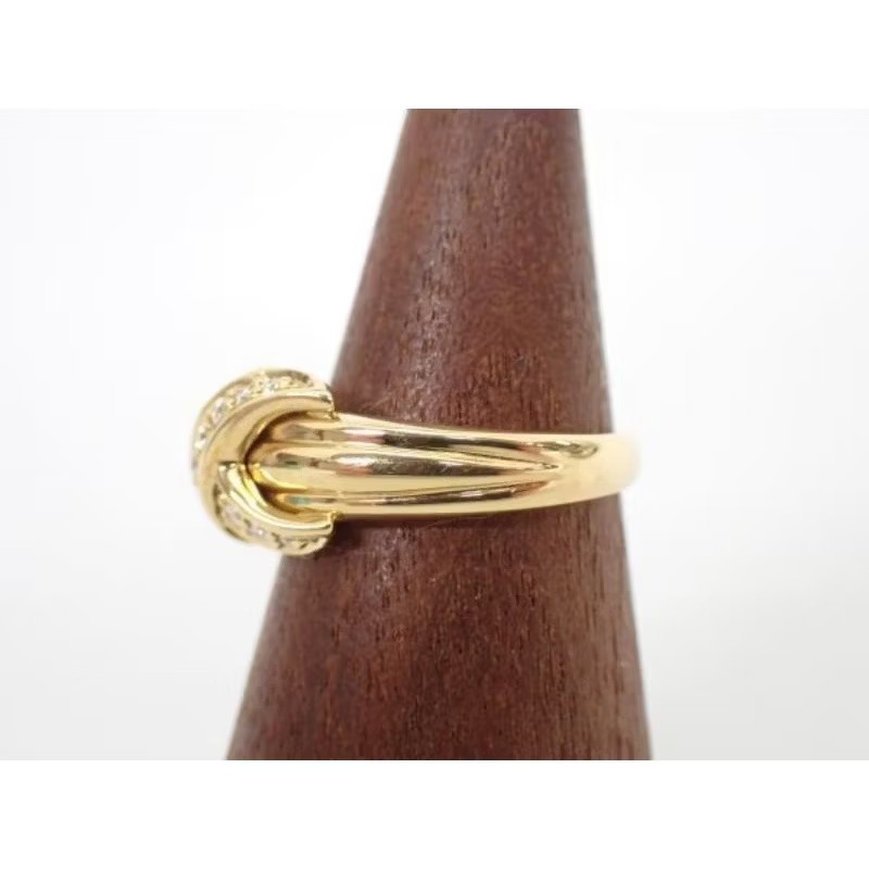 經典雋永 Tiffany & Co. Signature 系列 18K金 750 1990印記 天然鑽石戒指 鑽戒-4