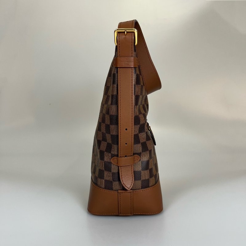 LV N41544 棋盤格紋肩背兩用馬鞍包-2