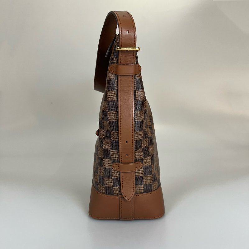 LV N41544 棋盤格紋肩背兩用馬鞍包-3