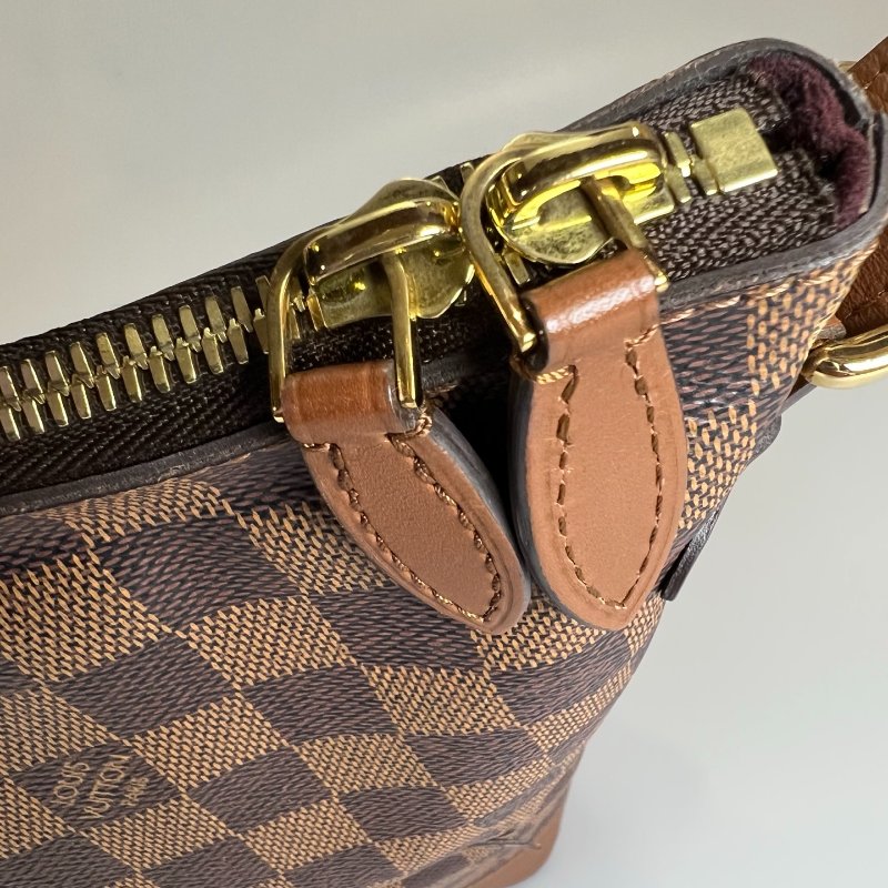 LV N41544 棋盤格紋肩背兩用馬鞍包-7