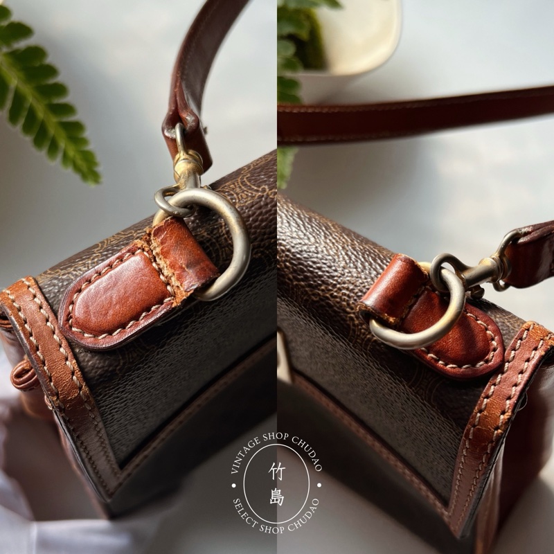 CELINE 老花 迷你凱斜背包-5