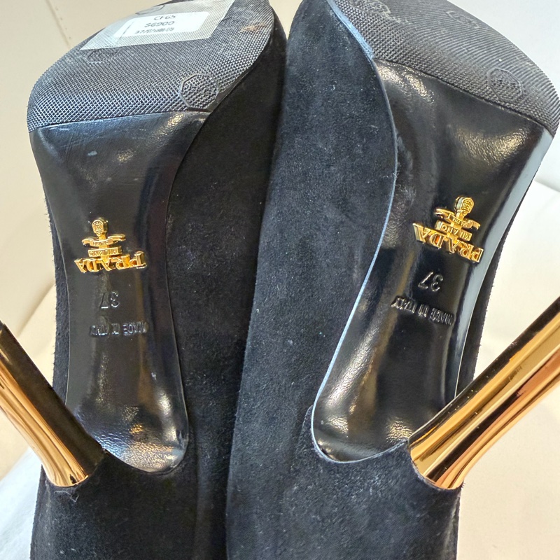 PRADA 黑色包頭高跟鞋🖤37號-6