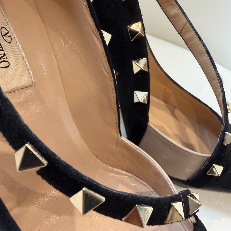 VALENTINO 卯釘黑色高跟鞋🖤-5