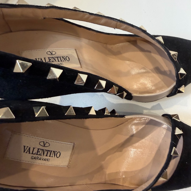 VALENTINO 卯釘黑色高跟鞋🖤-6