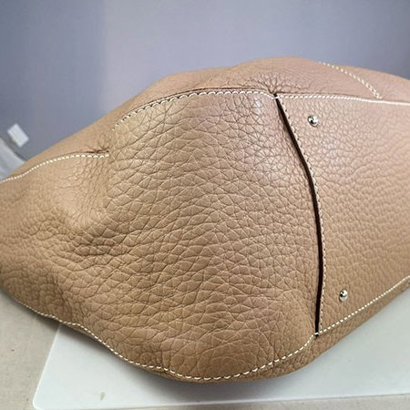 ＊奢華大道國際精品＊【T0152】TOD'S 駝色牛皮 24H BAG 手提/肩背兩用包-4