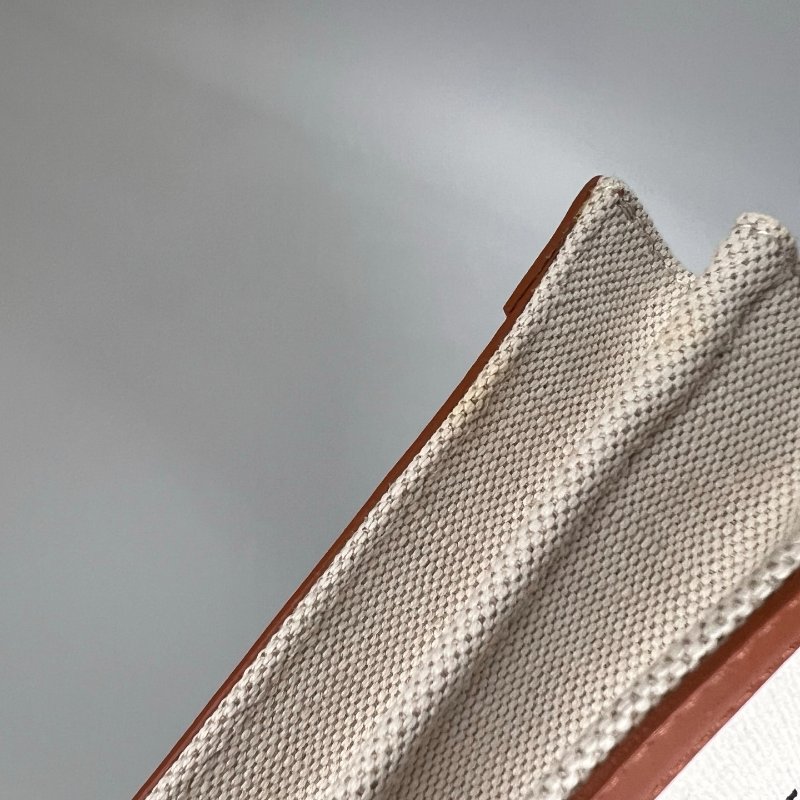 BALENCIAGA 339937卡其拼帆布肩背包-8