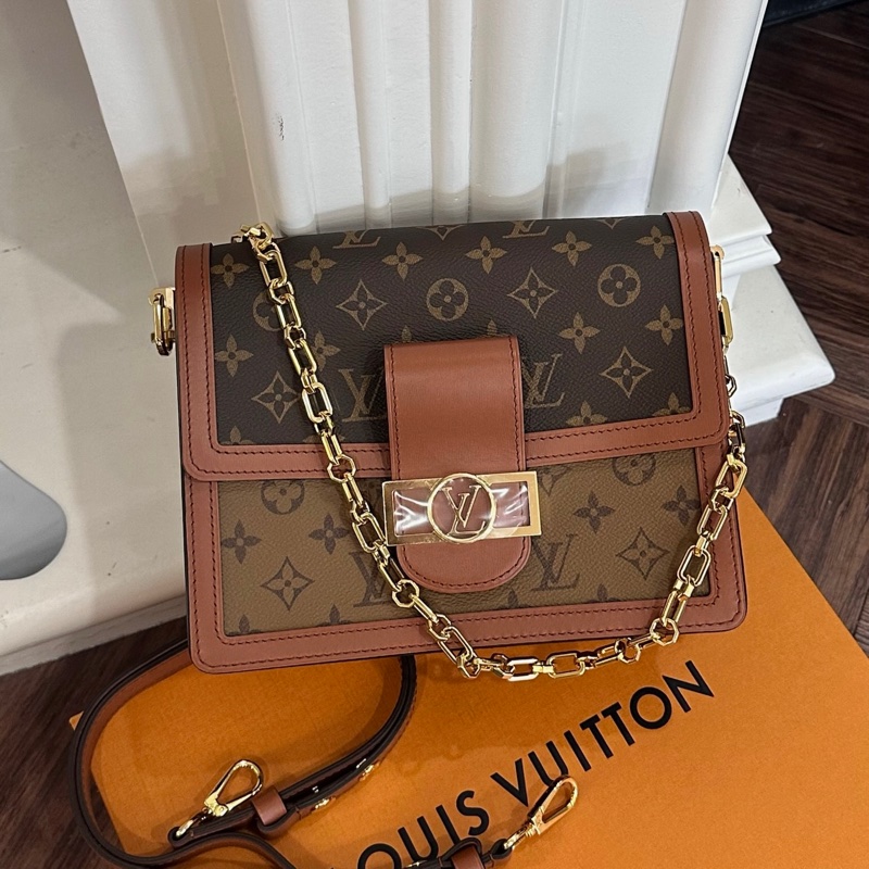 全新品 LV M45958/晶片款 達芙妮Dauphine MM-9