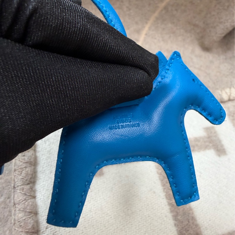 Hermes 愛馬仕 Rodeo PM 藍色小馬-4