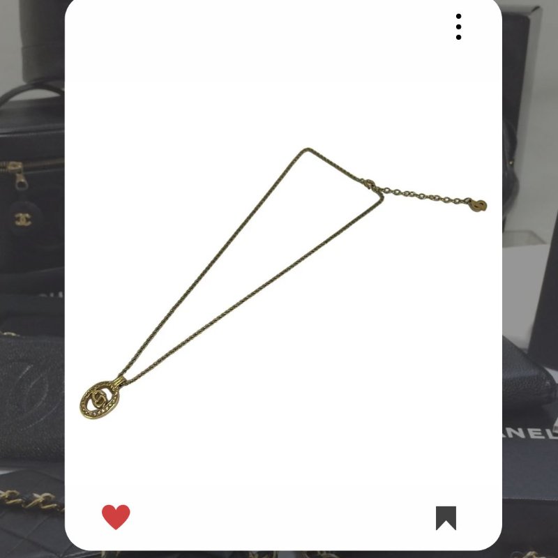 🛍️🎁 26 🔥 3月新品上架💖新品上架 現貨 🔥💖 ✨Christian Dior CD 金色閃鑽小圓牌頸鏈 Necklace Dior 閃石頸鏈 Dior 頸鏈-5