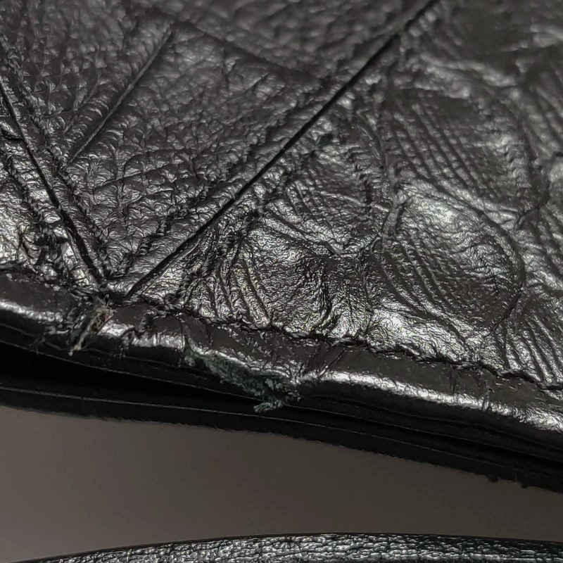 Saint Laurent牛皮純色黑色流蘇斜挎包單肩包-13